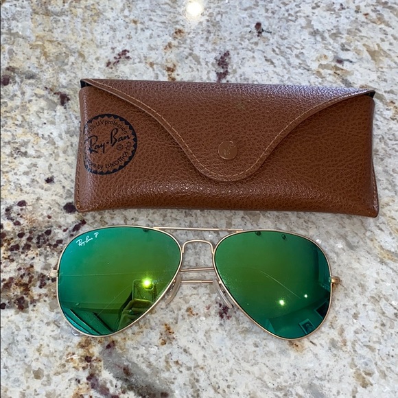 Ray-Ban Accessories - RAY BAN BLUE/GREEN SUNGLASSES